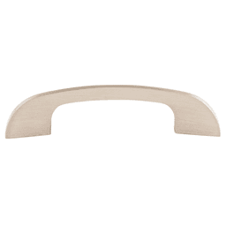 4" Sanctuary Curved Tidal Pull, Brushed Satin Nickel