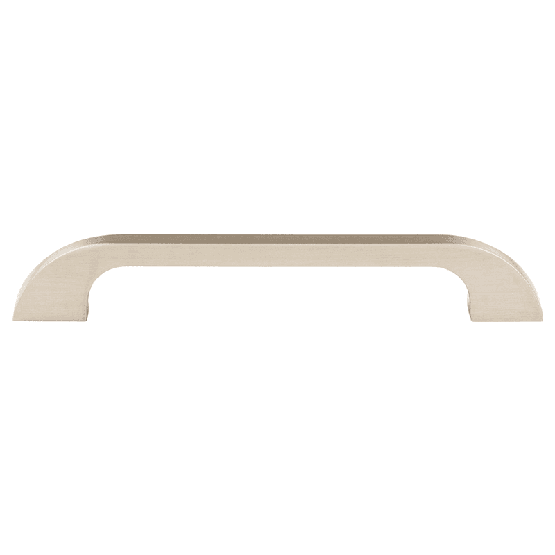 6" Sanctuary Curved Neo Pull, Brushed Satin Nickel