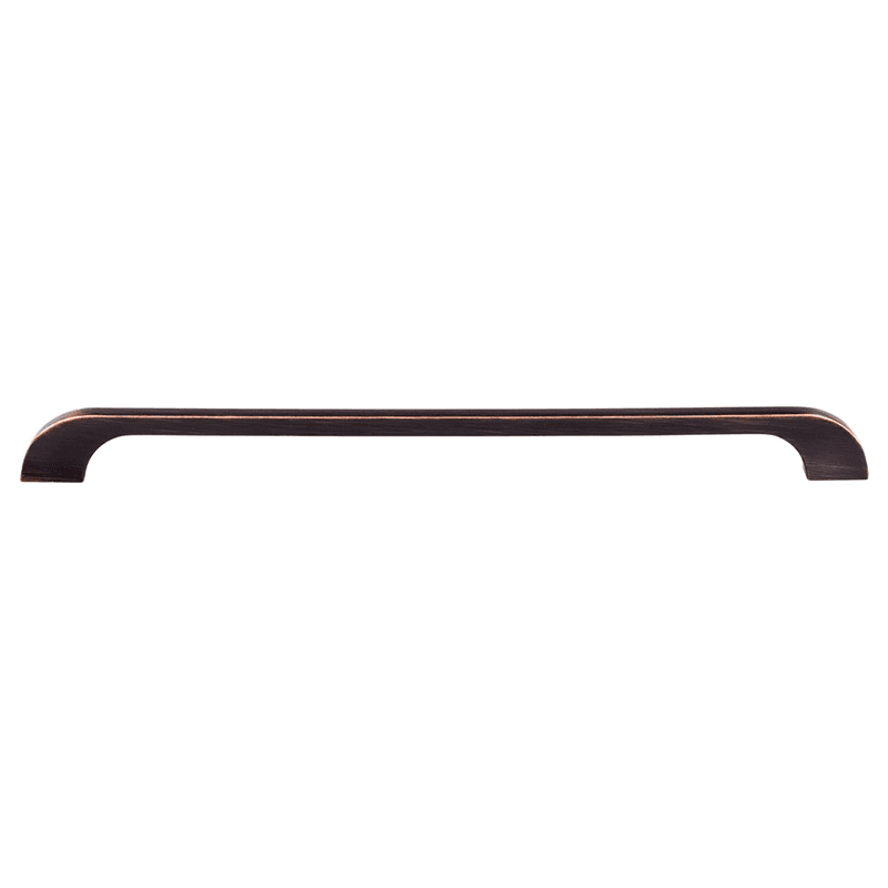 12" Sanctuary Curved Neo Pull, Tuscan Bronze