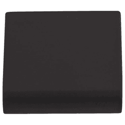 5/8" Mercer Europa Tab Pull, Flat Black