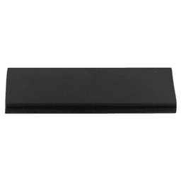 3" Mercer Europa Tab Pull, Flat Black