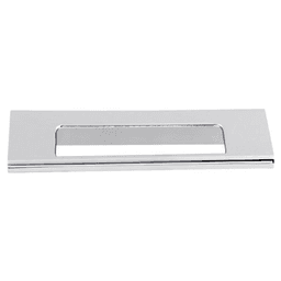 3-3/4" Mercer Europa Cut Out Tab Pull, Polished Chrome