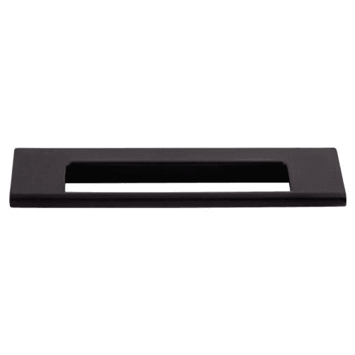5" Mercer Europa Cut Out Tab Pull, Flat Black