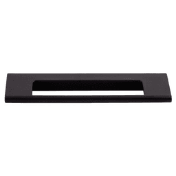5" Mercer Europa Cut Out Tab Pull, Flat Black