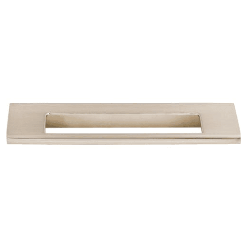 5" Mercer Europa Cut Out Tab Pull, Brushed Satin Nickel