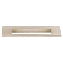 5" Mercer Europa Cut Out Tab Pull, Brushed Satin Nickel