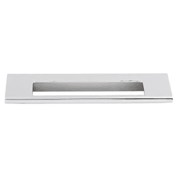 5" Mercer Europa Cut Out Tab Pull, Polished Chrome