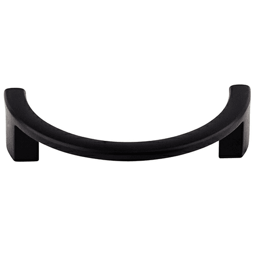 3-1/2" Sanctuary Half Circle Open Pull, Flat Black