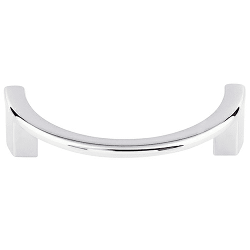 3-1/2" Sanctuary Half Circle Open Pull, Polished Chrome
