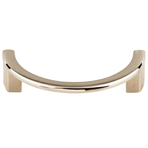 3-1/2" Sanctuary Half Circle Open Pull, Polished Nickel