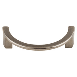 3-1/2" Sanctuary Half Circle Open Pull, Pewter Antique