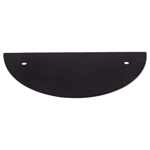 3-1/2" Sanctuary Pull Backplate, Flat Black