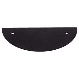 3-1/2" Sanctuary Pull Backplate, Flat Black