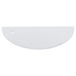 3-1/2" Sanctuary Pull Backplate, Polished Chrome