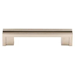 3-1/2" Sanctuary Flat Rail Pull, Polished Nickel