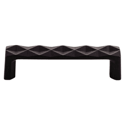 3-3/4" Mercer Quilted Pull, Flat Black