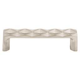 3-3/4" Mercer Quilted Pull, Brushed Satin Nickel