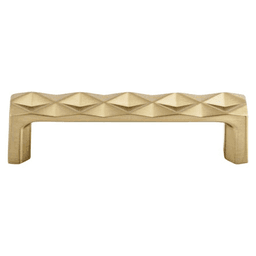 3-3/4" Mercer Quilted Pull, Honey Bronze