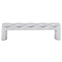 3-3/4" Mercer Quilted Pull, Polished Chrome