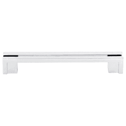 5" Sanctuary Flat Rail Pull, Polished Chrome