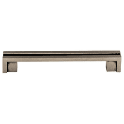 5" Sanctuary Flat Rail Pull, Pewter Antique