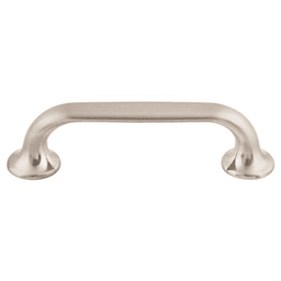 3-3/4" Mercer Oculus Oval Pull, Brushed Satin Nickel