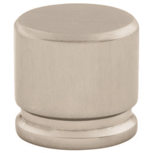1-1/8" Sanctuary Oval Knob, Brushed Satin Nickel