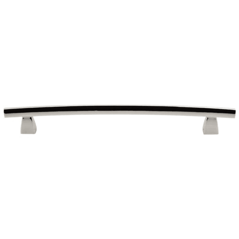 8" Sanctuary Arched Pull, Polished Nickel
