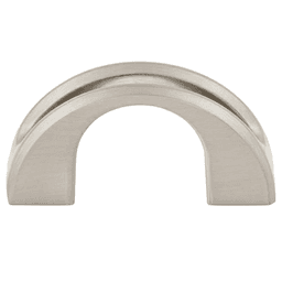 1-1/4" Mercer Tango U Finger Pull, Brushed Satin Nickel