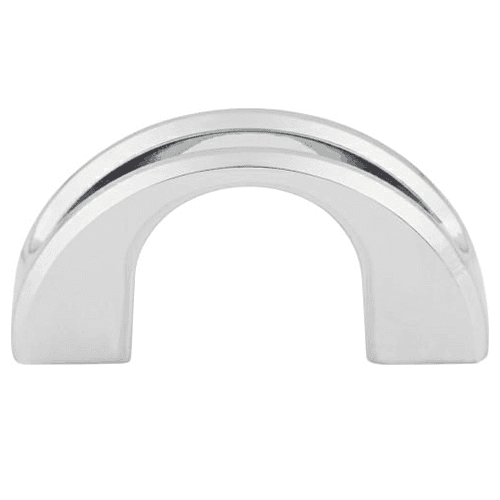 1-1/4" Mercer Tango U Finger Pull, Polished Chrome