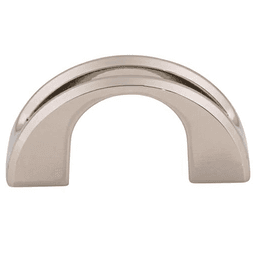 1-1/4" Mercer Tango U Finger Pull, Polished Nickel