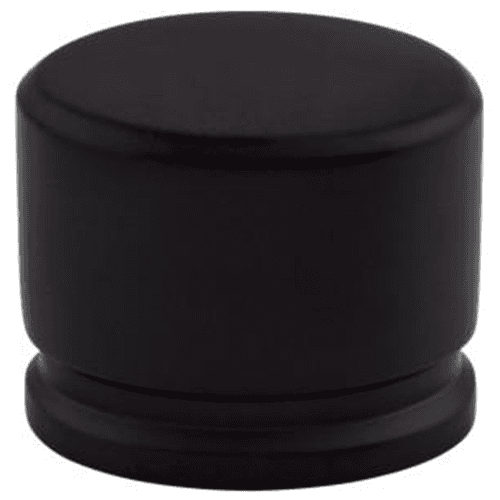 1-3/8" Sanctuary Oval Knob, Flat Black