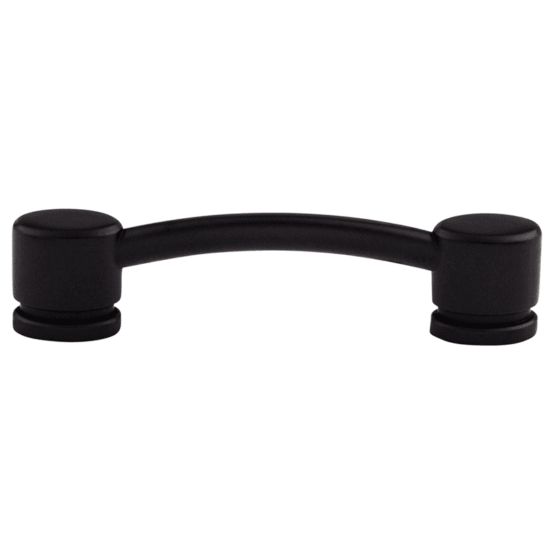 3-3/4" Sanctuary Oval Thin Pull, Flat Black