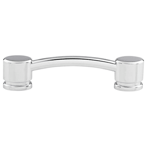 3-3/4" Sanctuary Oval Thin Pull, Polished Chrome