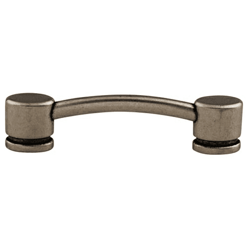 3-3/4" Sanctuary Oval Thin Pull, Pewter Antique