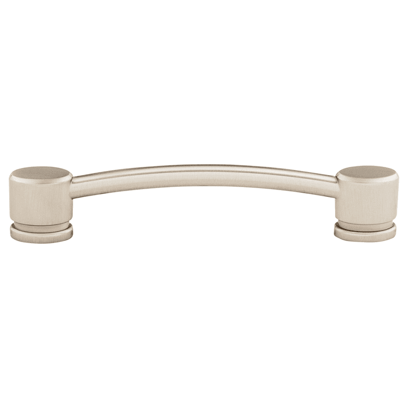 5" Sanctuary Oval Thin Pull, Brushed Satin Nickel