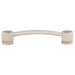 5" Sanctuary Oval Thin Pull, Brushed Satin Nickel