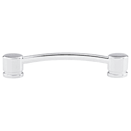 5" Sanctuary Oval Thin Pull, Polished Chrome
