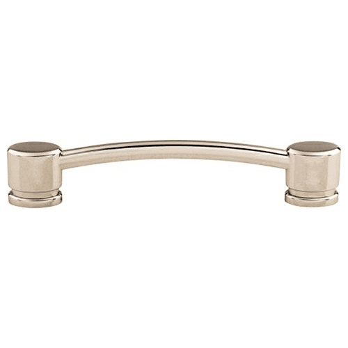 5" Sanctuary Oval Thin Pull, Polished Nickel