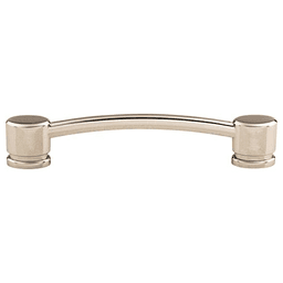 5" Sanctuary Oval Thin Pull, Polished Nickel