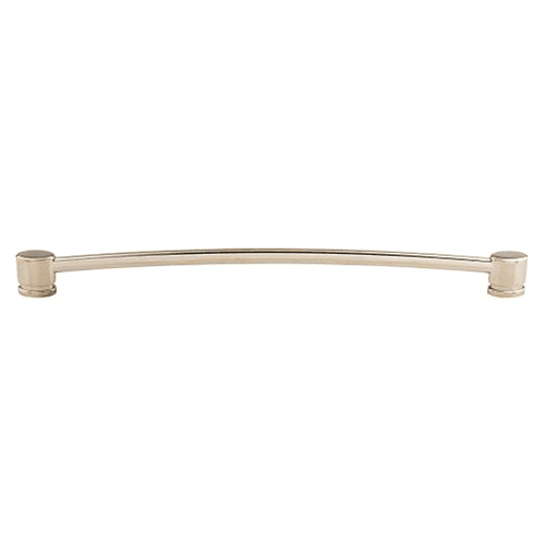 12" Sanctuary Oval Thin Pull, Polished Nickel