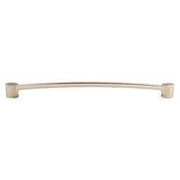 12" Sanctuary Oval Thin Pull, Polished Nickel