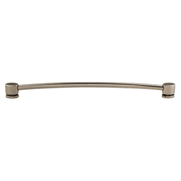 12" Sanctuary Oval Thin Pull, Pewter Antique