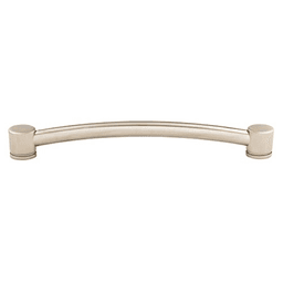 12" Oval Thin Appliance Pull, Brushed Satin Nickel