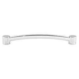 12" Oval Thin Appliance Pull, Polished Chrome