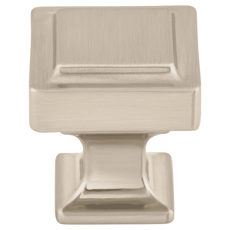 1-1/8" Transcend Ascendra Knob, Brushed Satin Nickel
