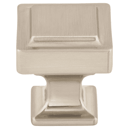 1-1/8" Transcend Ascendra Knob, Brushed Satin Nickel