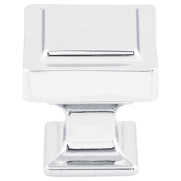 1-1/8" Transcend Ascendra Knob, Polished Chrome