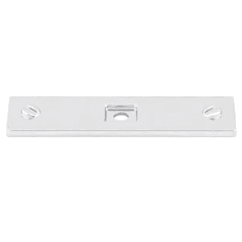 3" Barrington Channing Knob Backplate, Polished Chrome