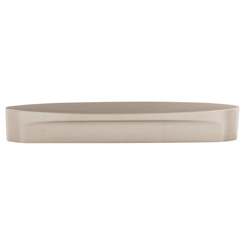 5" Sanctuary Oval Long Slot Pull, Brushed Satin Nickel
